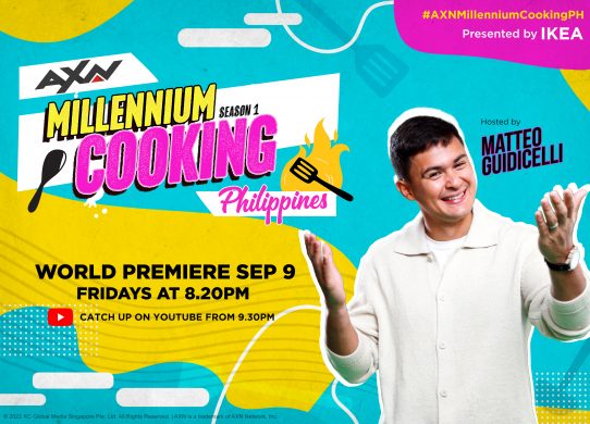 AXN Asia’s New Original Production, Millennium Cooking Philippines, premieres September 9