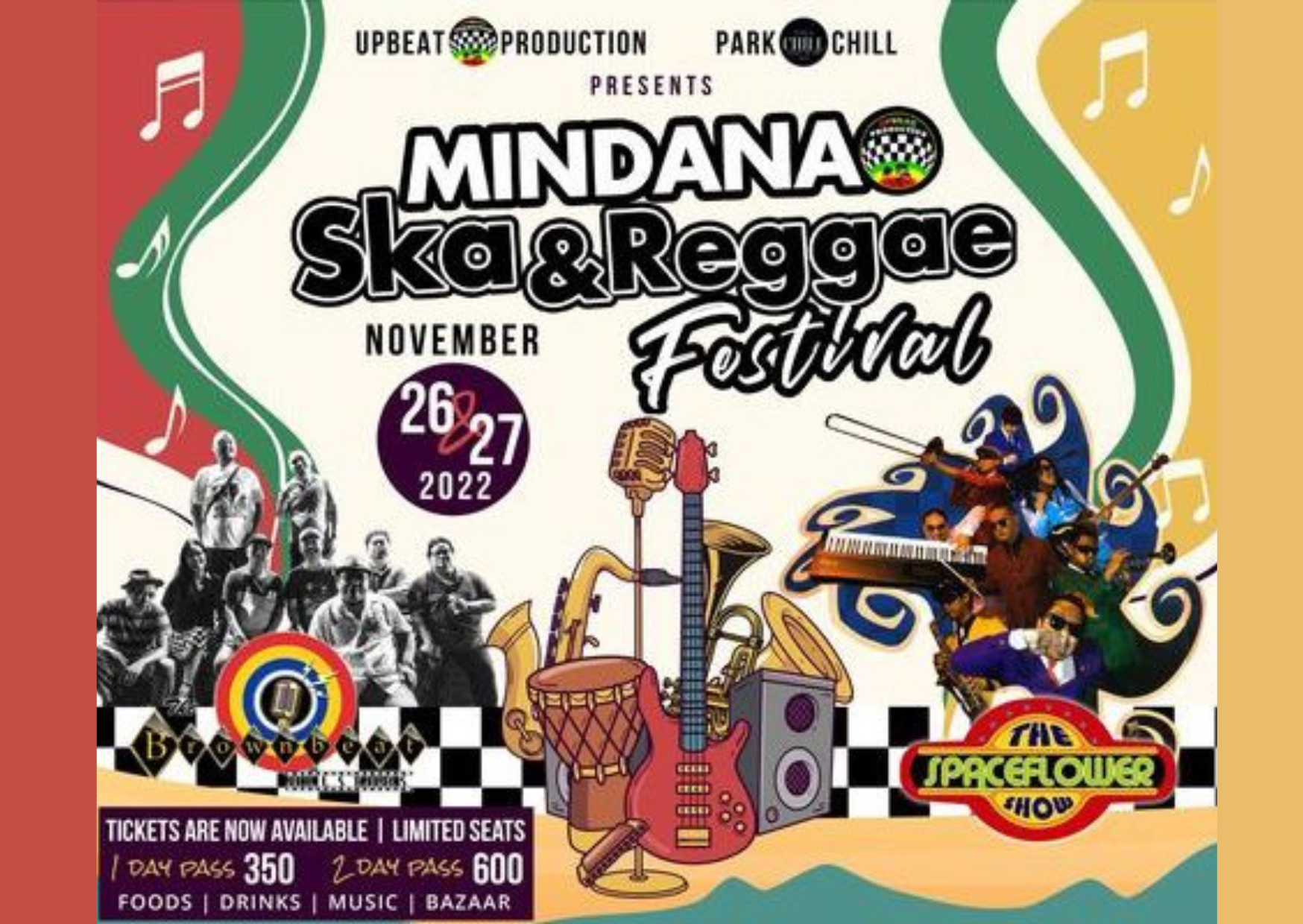 Skank Your Night Away at the Mindanao Ska & Reggae Festival Ft. The Brownbeat AllStars, The Spaceflower Show, and Many More!