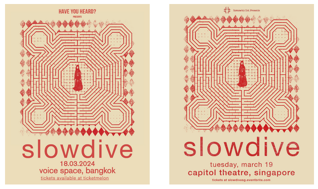 Slowdive Embarks on Sea Tour in March 2024, Bangkok and Singapore Dates Announced